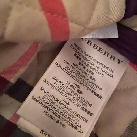 Burberry Quilted Jacket Sz M - Picture 4 of 5